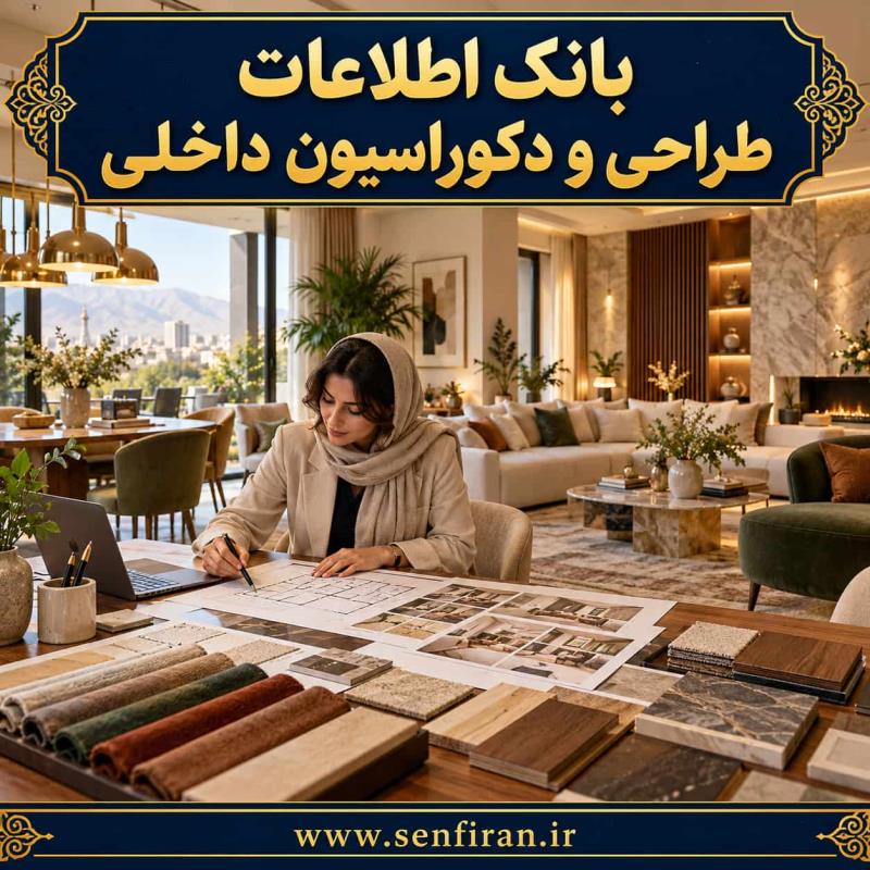 بانک اطلاعاتی جدید طراحی و دکوراسیون داخلی