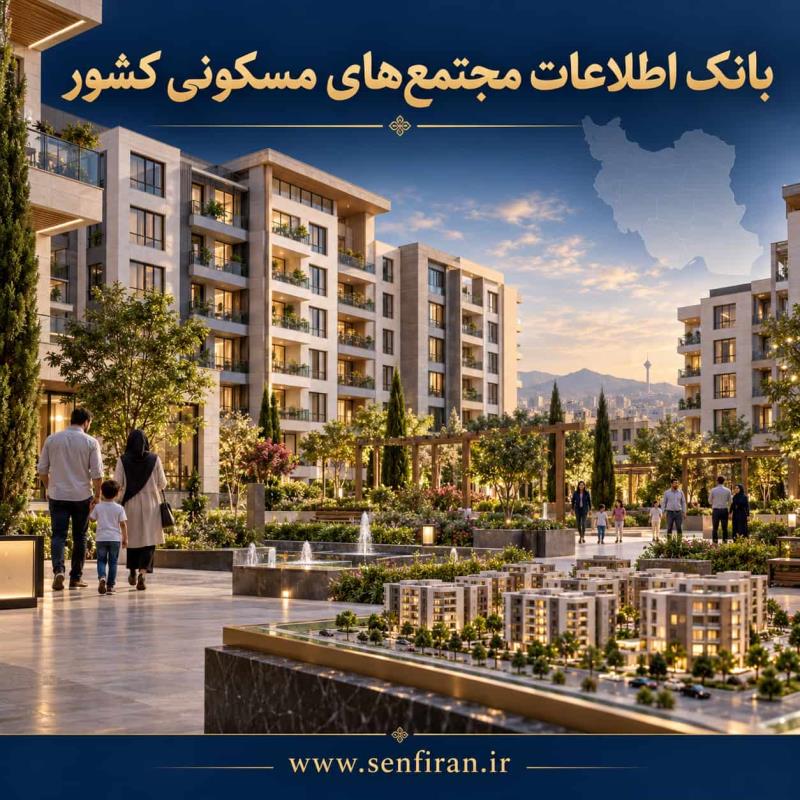 بانک اطلاعات مجتمع های مسکونی کشور