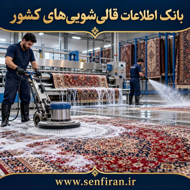 بانک اطلاعات قالی شویی های کشور