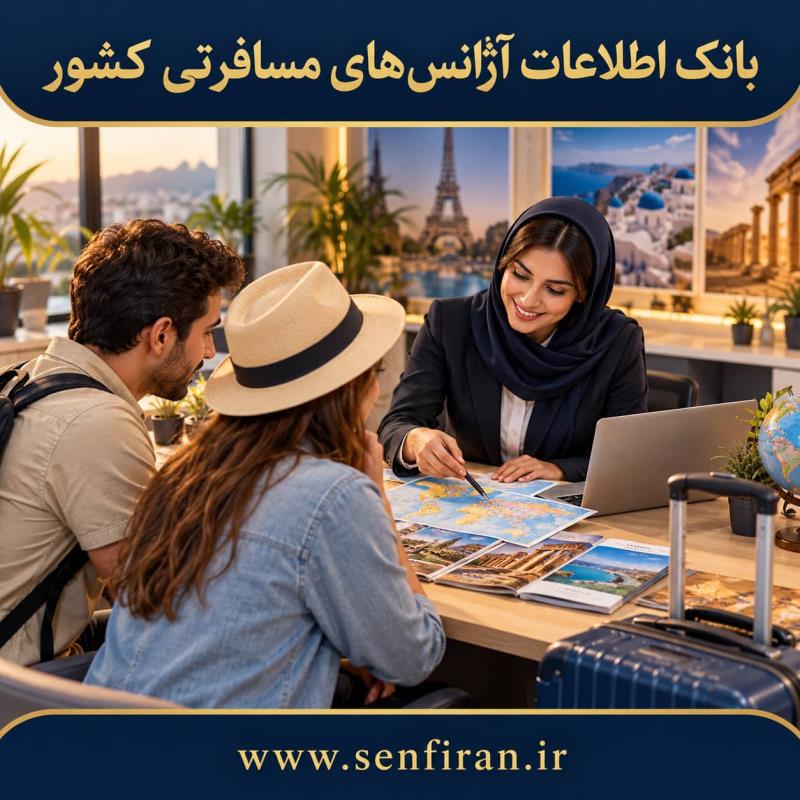 بانک اطلاعات آژانس های مسافرتی کشور